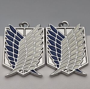 Cosplay Attack on Titan Wings of Liberty Earrings Anime New